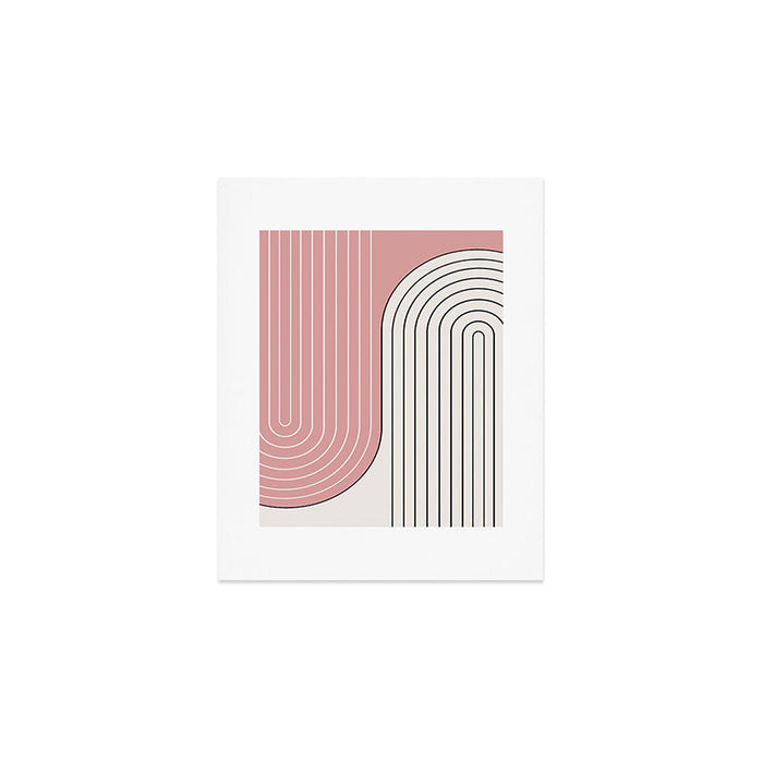 Two Tone Line Curvature XIII  Art Print Gallery Image 1