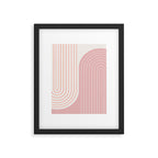 Two Tone Line Curvature XIX Framed Art Print Gallery Image 5