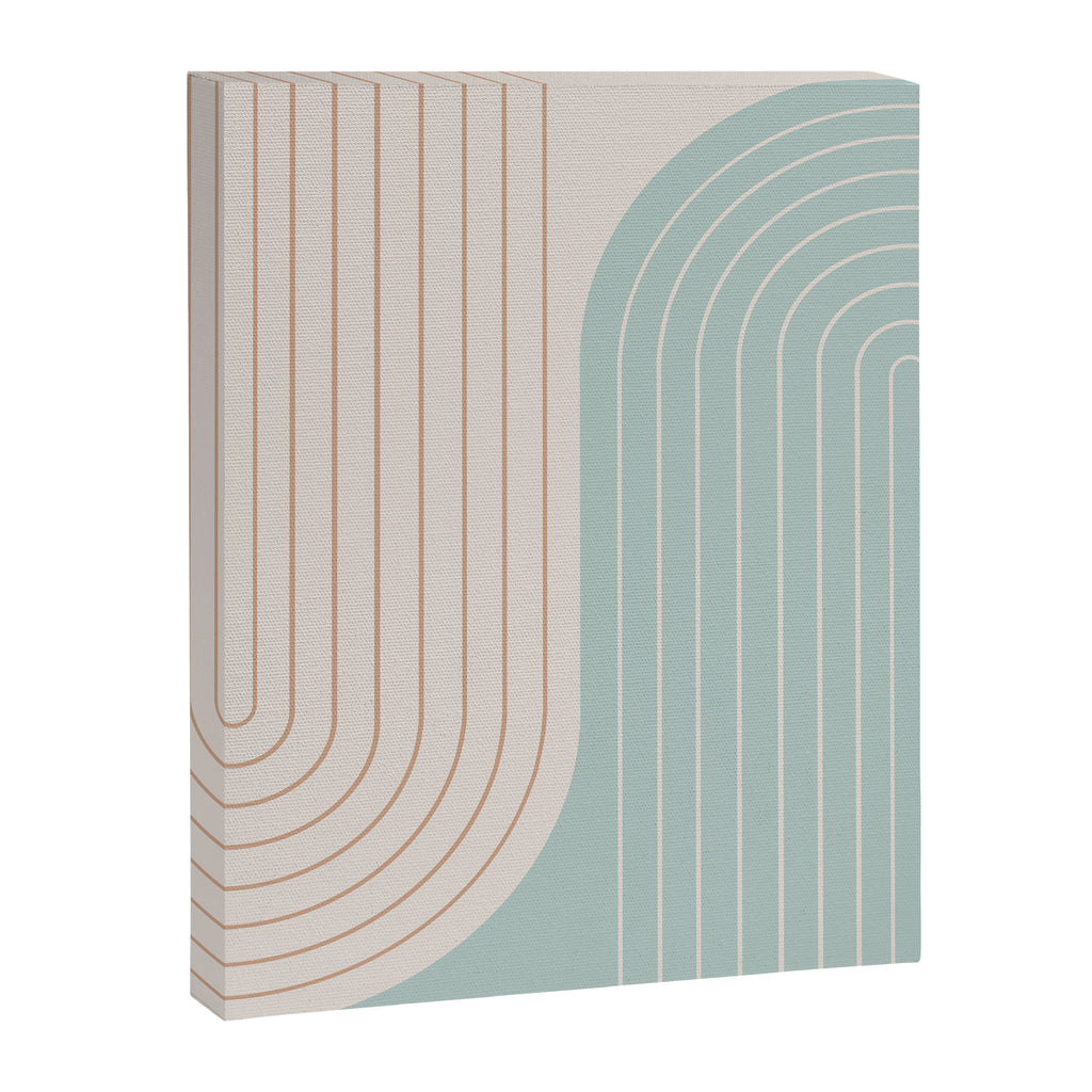 Two Tone Line Curvature XL Canvas Print Gallery Image 6