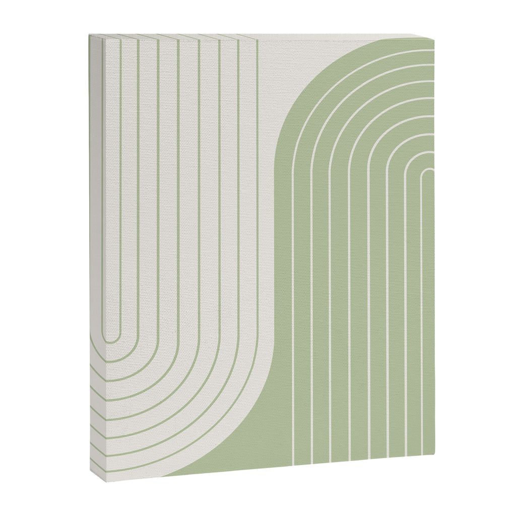 Two Tone Line Curvature XVI Canvas Print Gallery Image 6