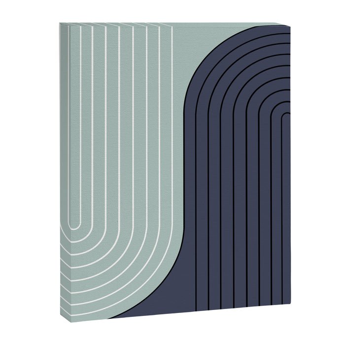 Two Tone Line Curvature XXII  Canvas Print Gallery Image 1