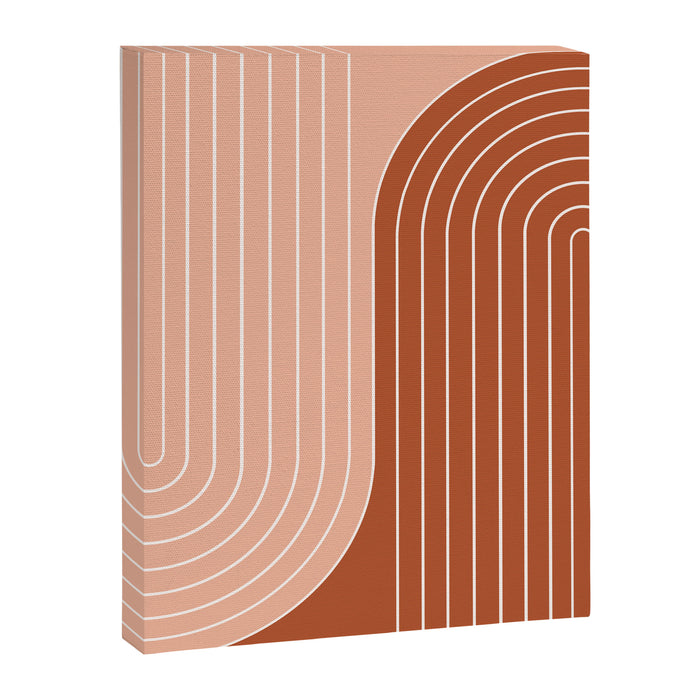 Two Tone Line Curvature XXIX Canvas Print Gallery Image 1