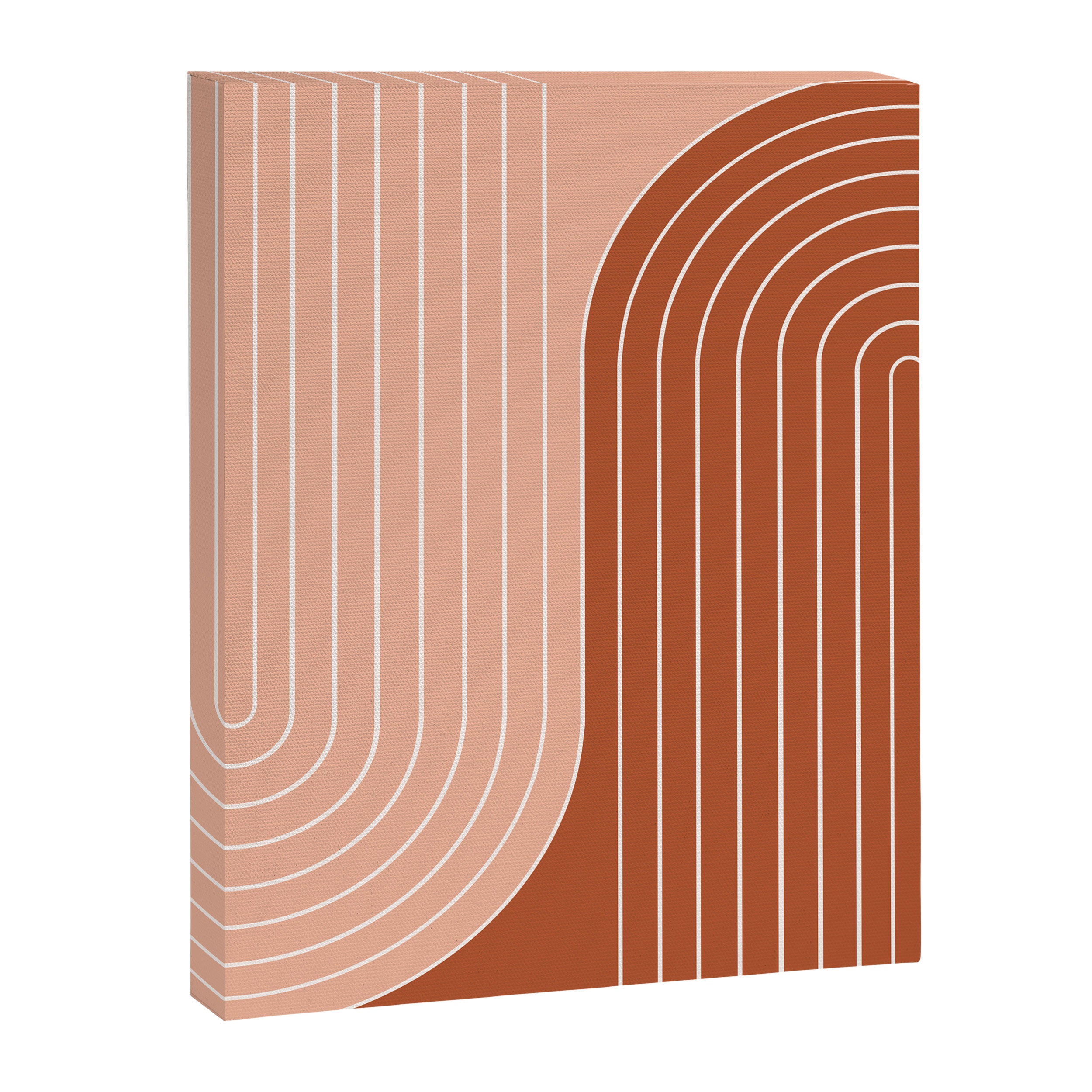 Two Tone Line Curvature XXIX Canvas Print Gallery Image 6