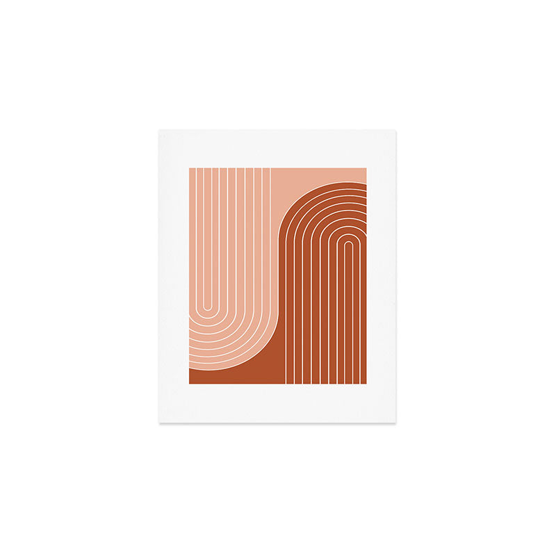 Two Tone Line Curvature XXIX Art Print Gallery Image 1