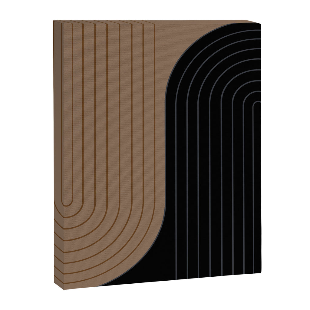 Two Tone Line Curvature XXXVI Canvas Print Gallery Image 6
