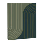 Two Tone Line Curvature XXXVII Canvas Print Gallery Image 6