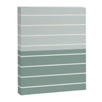 Two Tone Stripes - Sage Canvas Print Gallery Image 8