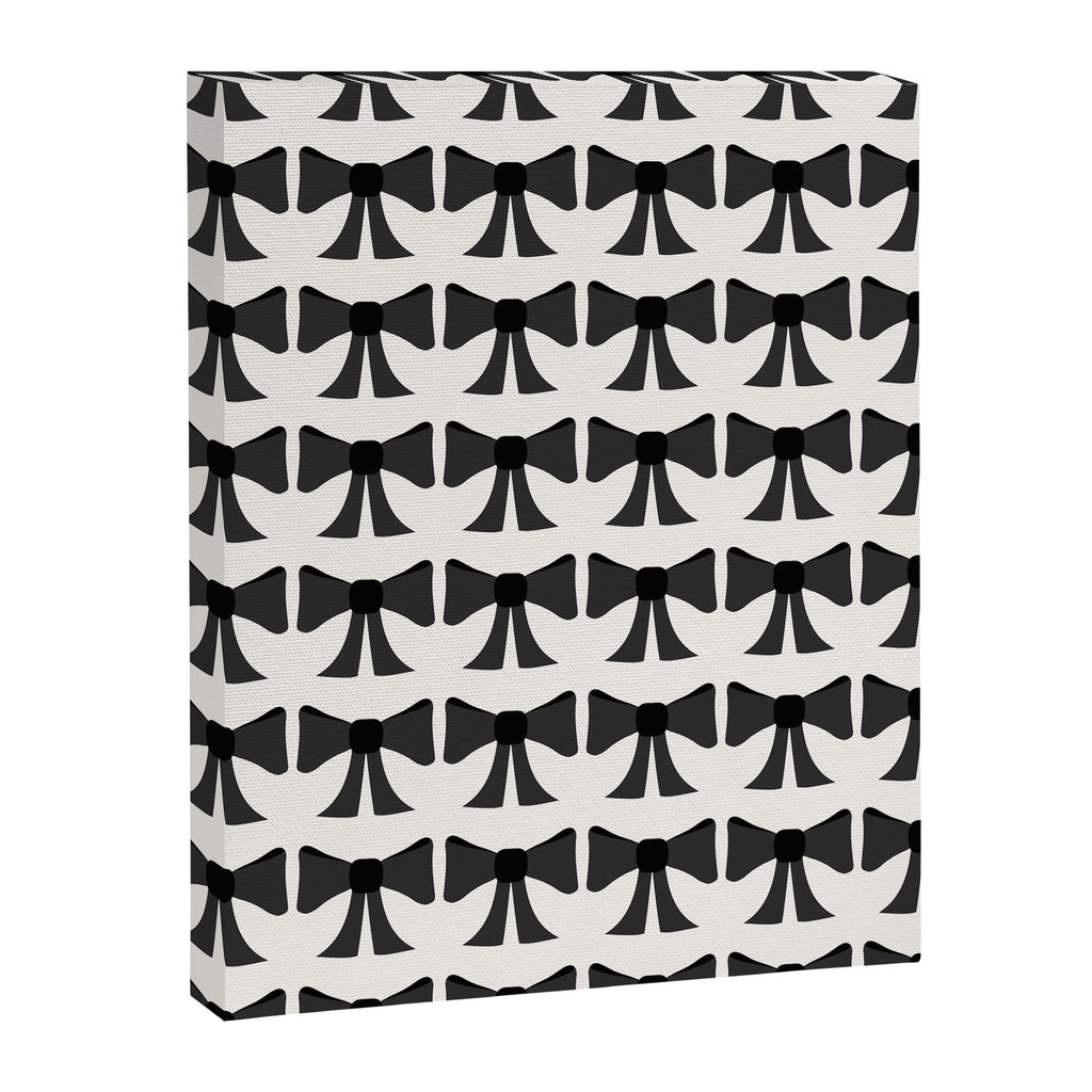 Vintage Bows I Black and White Canvas Print Gallery Image 8