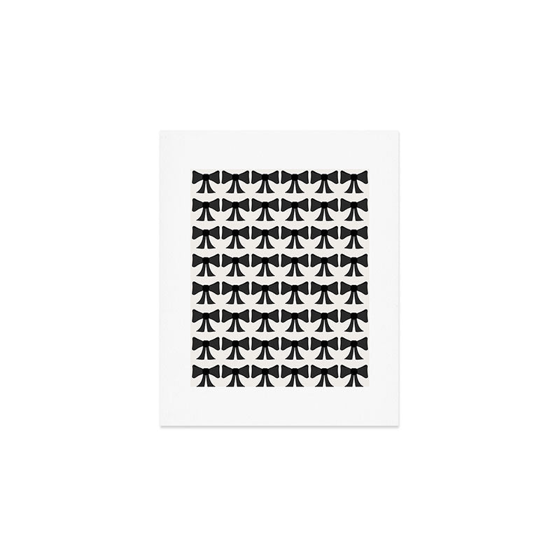 Vintage Bows I Black and White Art Print Gallery Image 1