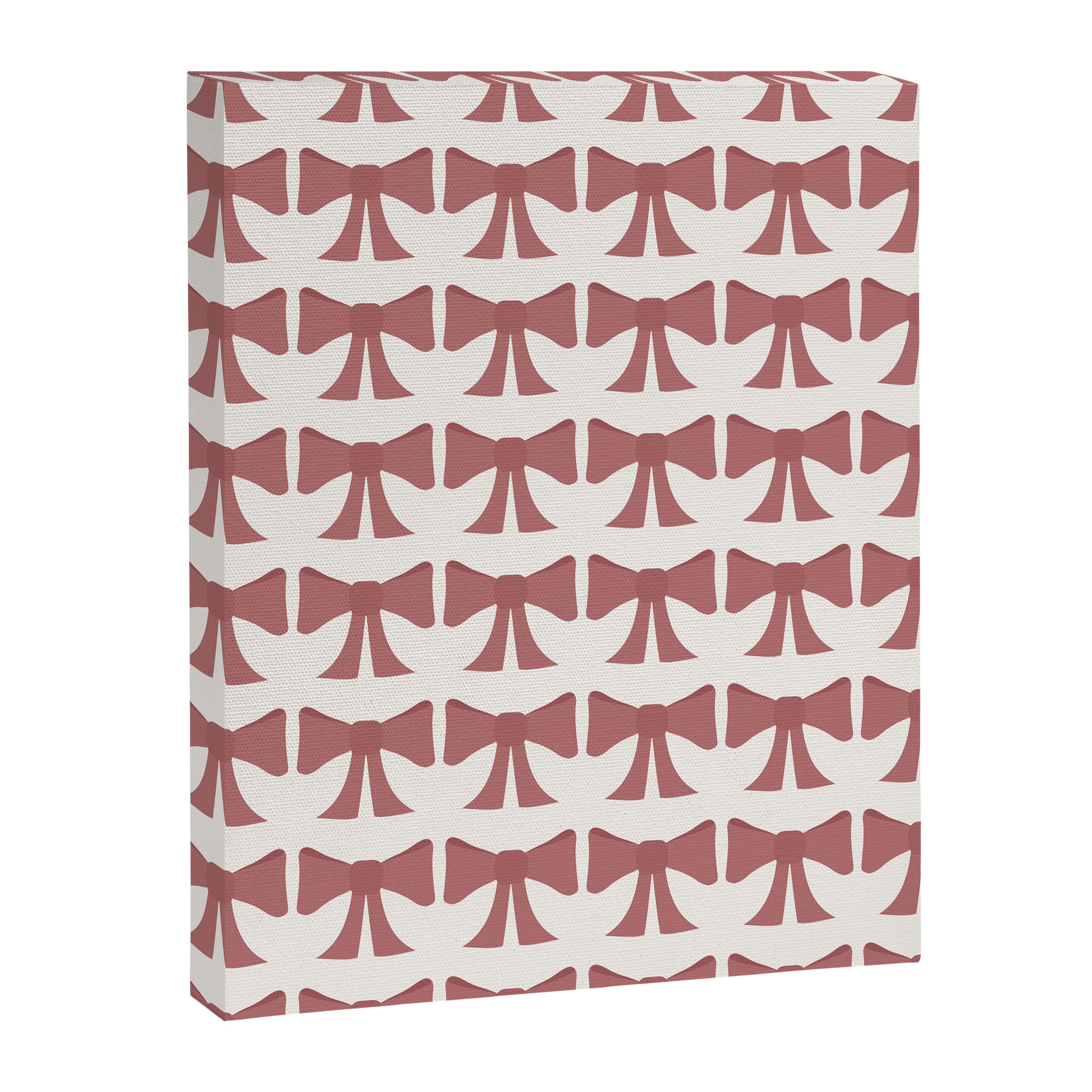 Vintage Bows III Pink Canvas Print Gallery Image 8