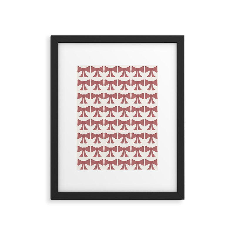 Vintage Bows III Pink Framed Art Print Gallery Image 6