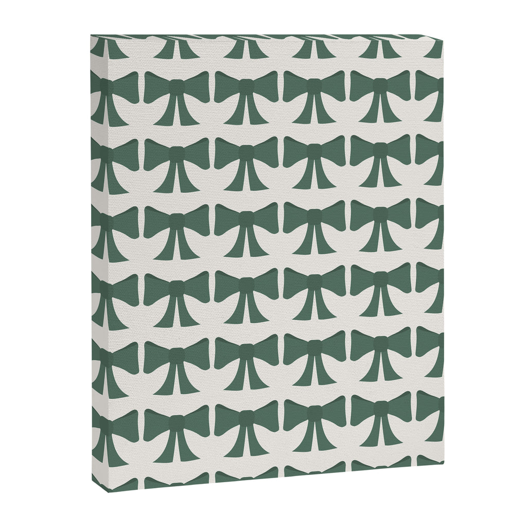 Vintage Bows IV Green Canvas Print Gallery Image 8
