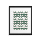 Vintage Bows IV Green Framed Art Print Gallery Image 6