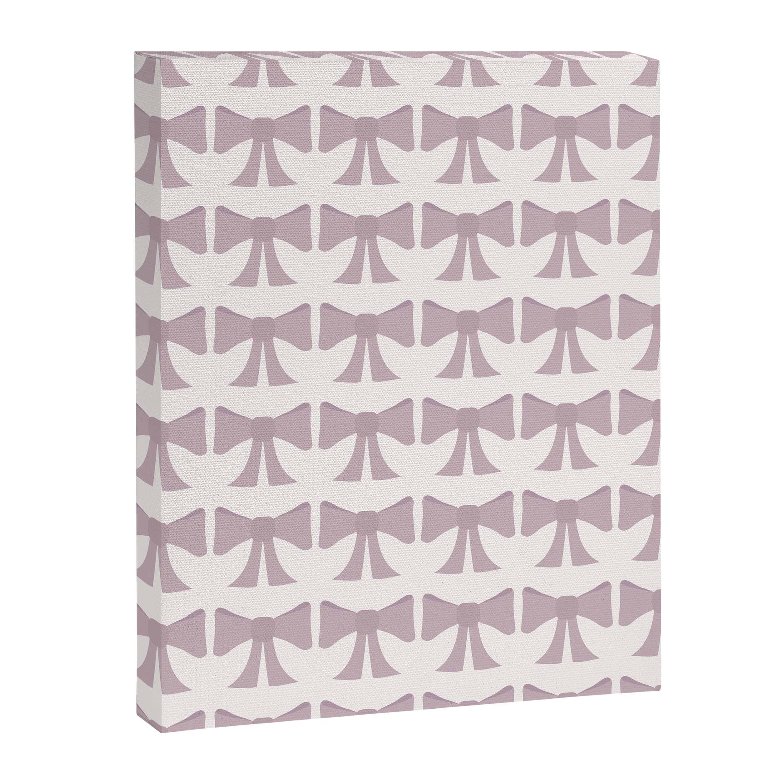 Vintage Bows IX Lavender Purple Canvas Print Gallery Image 8