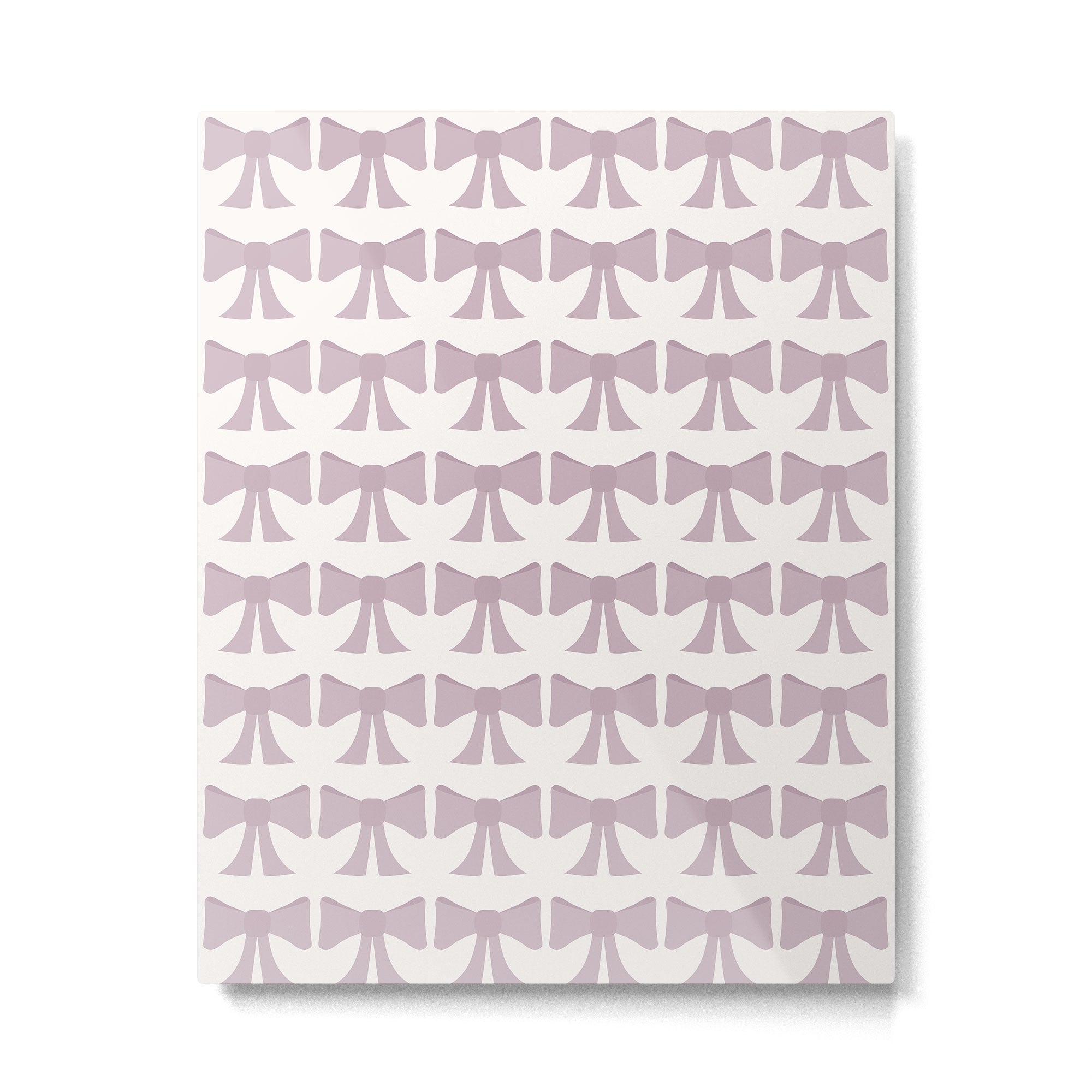 Vintage Bows IX Lavender Purple Metal Print Gallery Image 6