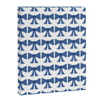 Vintage Bows V Blue Canvas Print Gallery Image 8