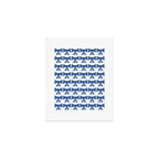 Vintage Bows V Blue Art Print Gallery Image 1