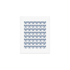Vintage Bows VII Neutral Blue Art Print Gallery Image 1
