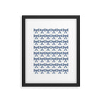 Vintage Bows VII Neutral Blue Framed Art Print Gallery Image 6