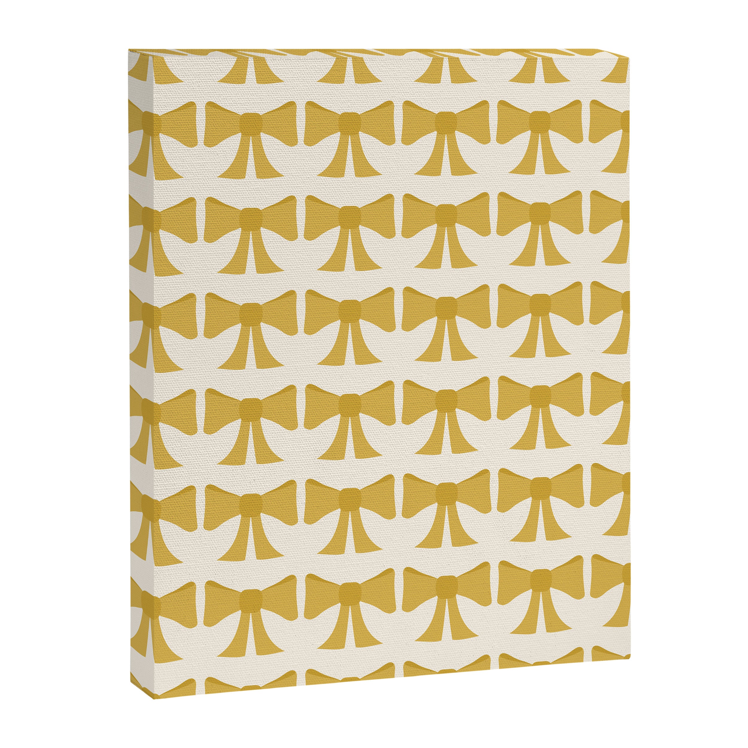 Vintage Bows VIII Yellow Canvas Print Gallery Image 8