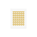Vintage Bows VIII Yellow Art Print Gallery Image 1