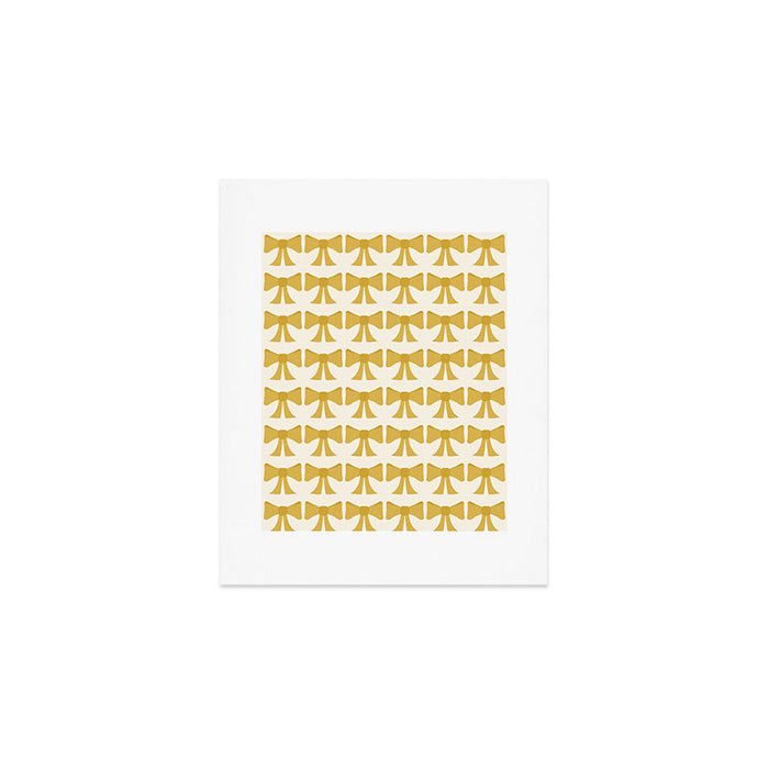 Vintage Bows VIII Yellow Art Print Gallery Image 1