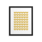 Vintage Bows VIII Yellow Framed Art Print Gallery Image 6