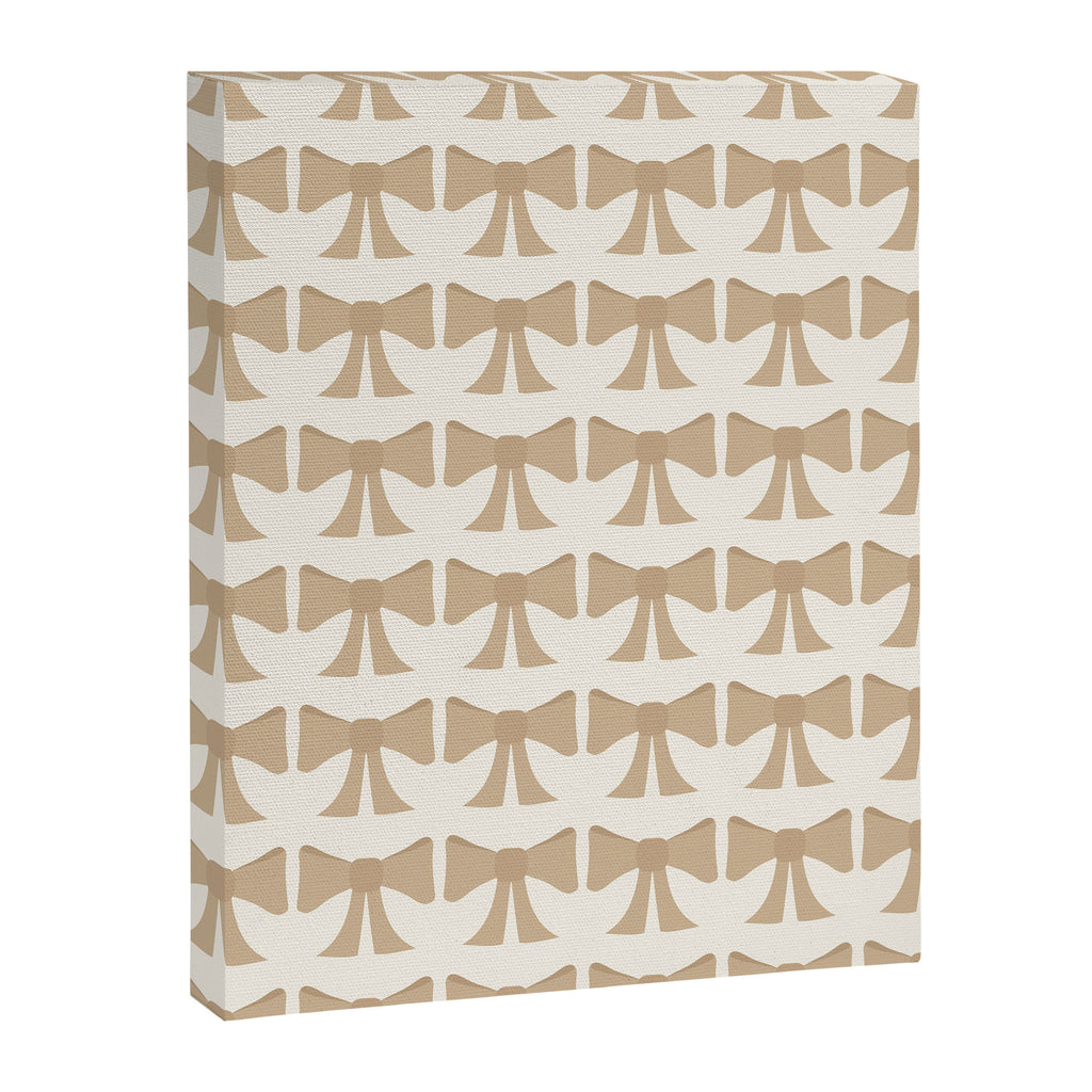 Vintage Bows X Neutral Beige Canvas Print Gallery Image 8