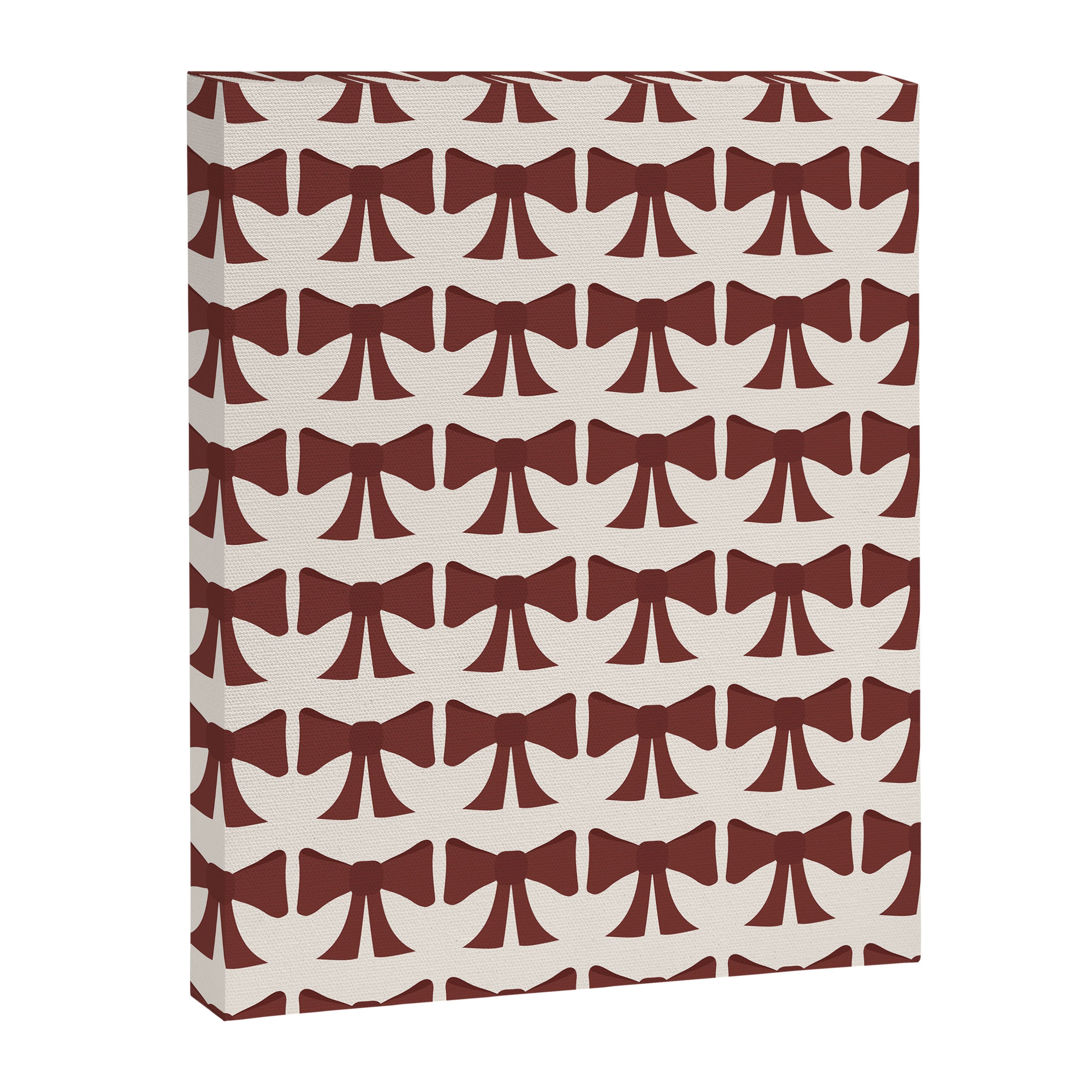 Vintage Bows XI Red Canvas Print Gallery Image 8