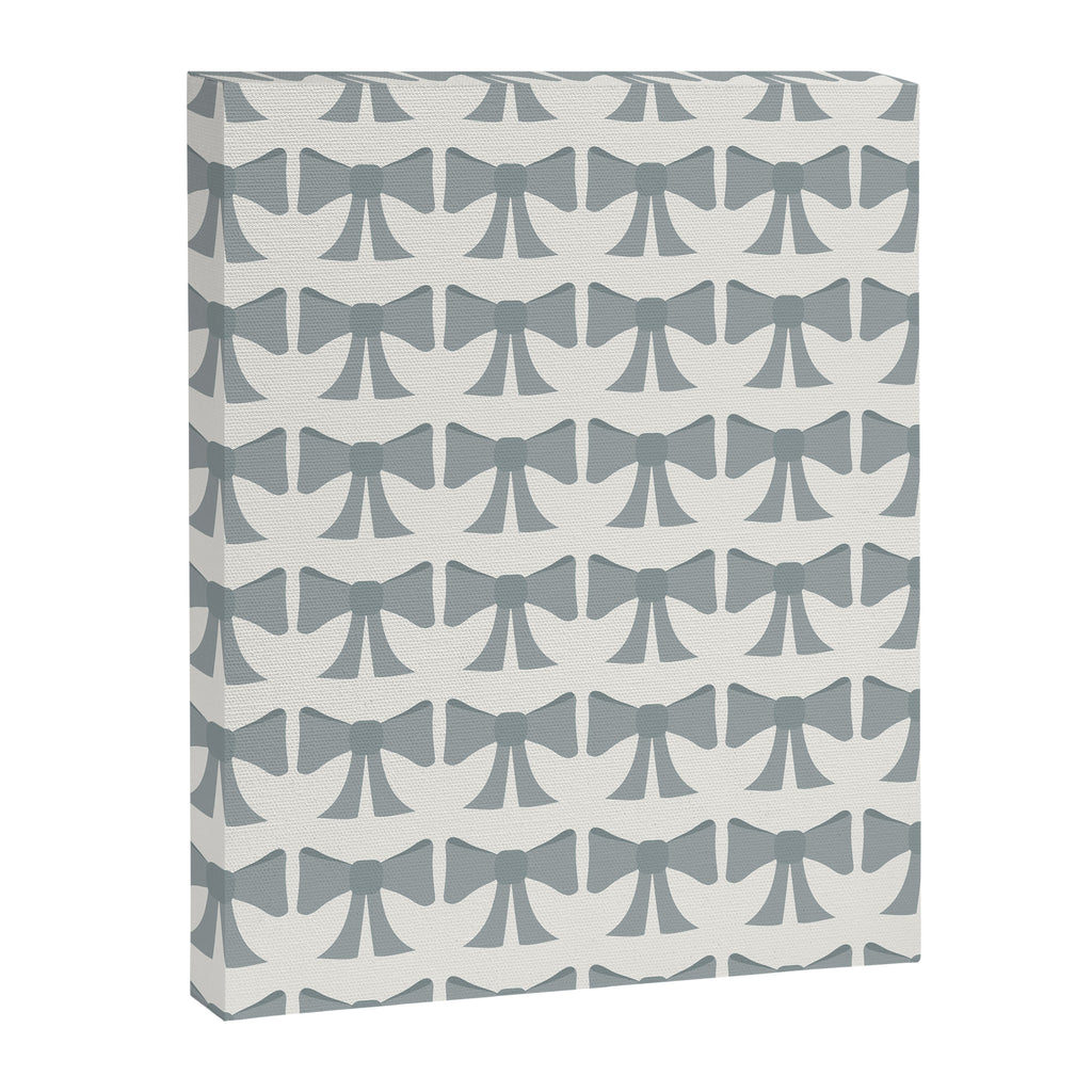 Vintage Bows XII Blue Sage Canvas Print Gallery Image 8