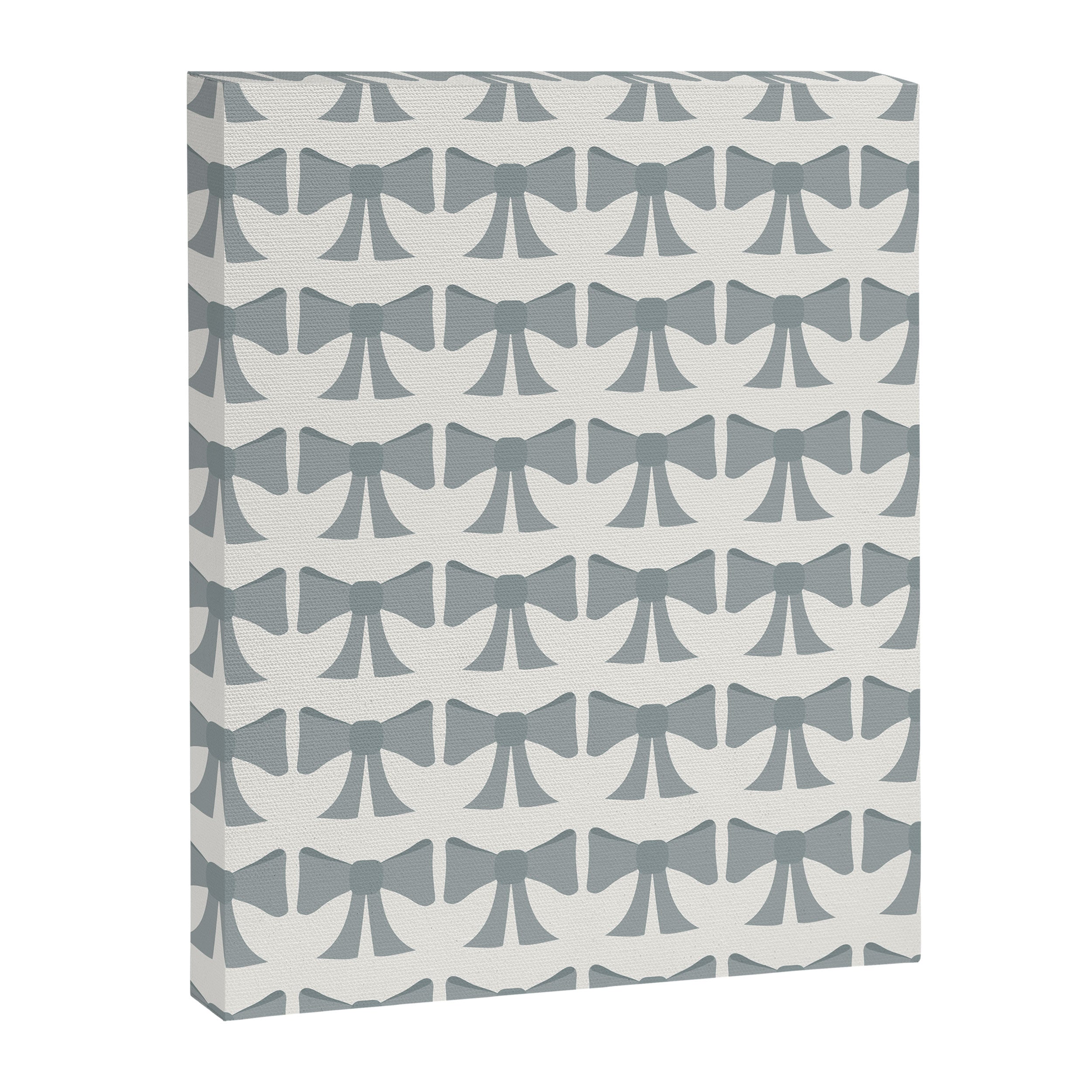 Vintage Bows XII Blue Sage Canvas Print Gallery Image 8
