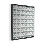 Vintage Bows XII Blue Sage Framed Canvas Print Gallery Image 2