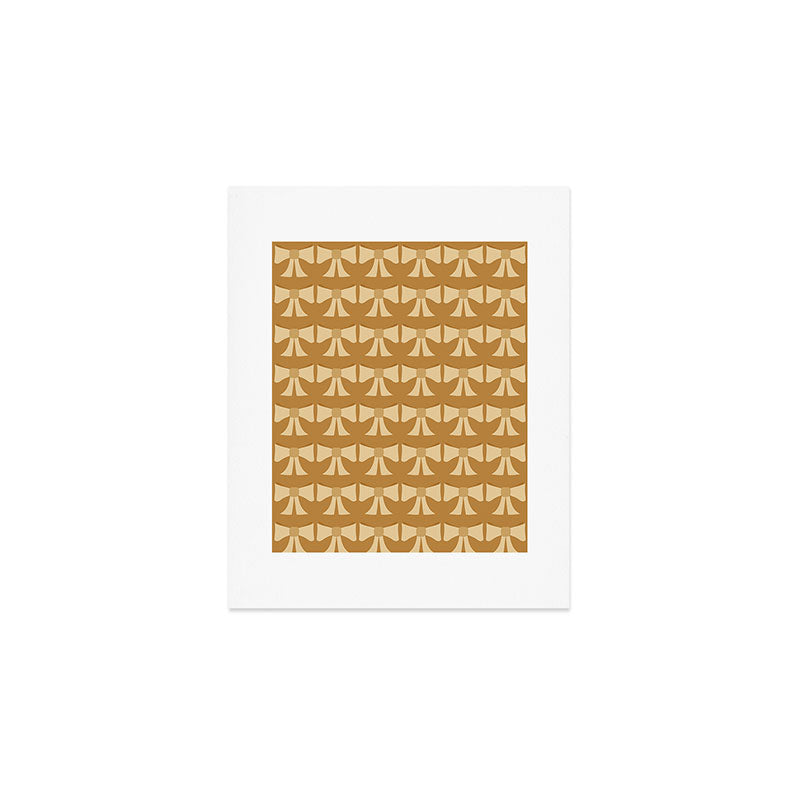 Vintage Bows XIII Orange Art Print Gallery Image 1
