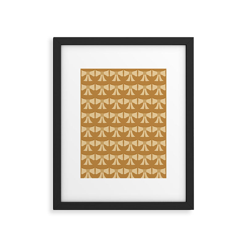 Vintage Bows XIII Orange Framed Art Print Gallery Image 6