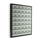 Vintage Bows XIV Green Sage Framed Canvas Print Gallery Image 2