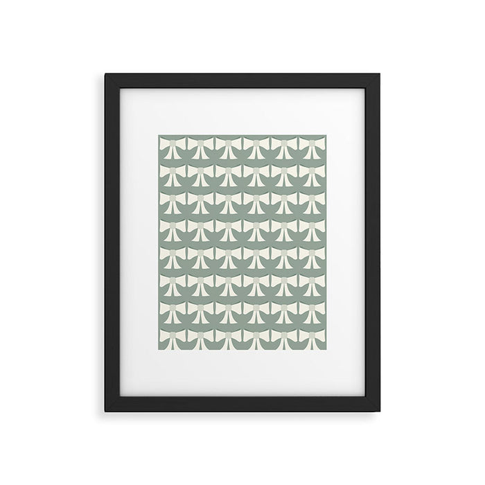 Vintage Bows XIV Green Sage Framed Art Print Gallery Image 1