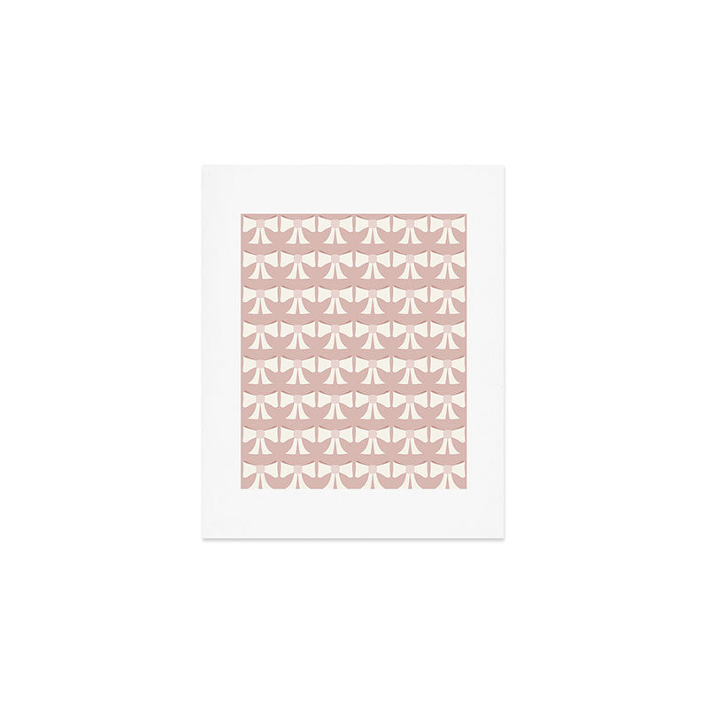 Vintage Bows XV Pink Art Print Gallery Image 1