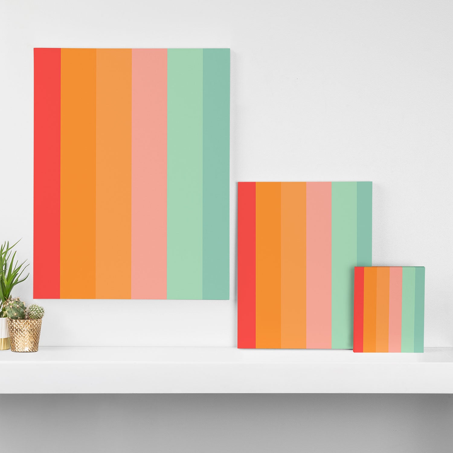 Vintage Rainbow Canvas Print Gallery Image 3
