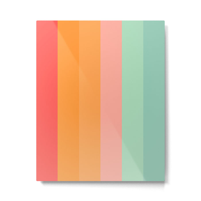Vintage Rainbow Metal Print Gallery Image 1