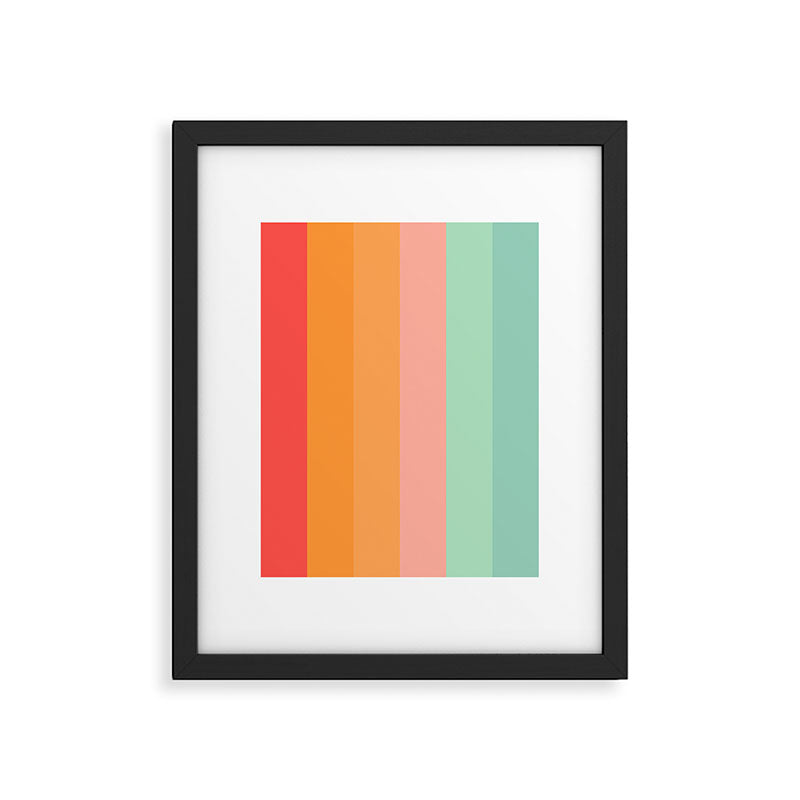 Vintage Rainbow Framed Art Print Gallery Image 6