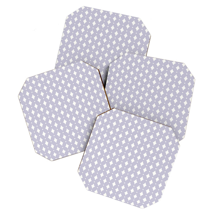 Vintage Stars II Lilac Coaster Gallery Image 1