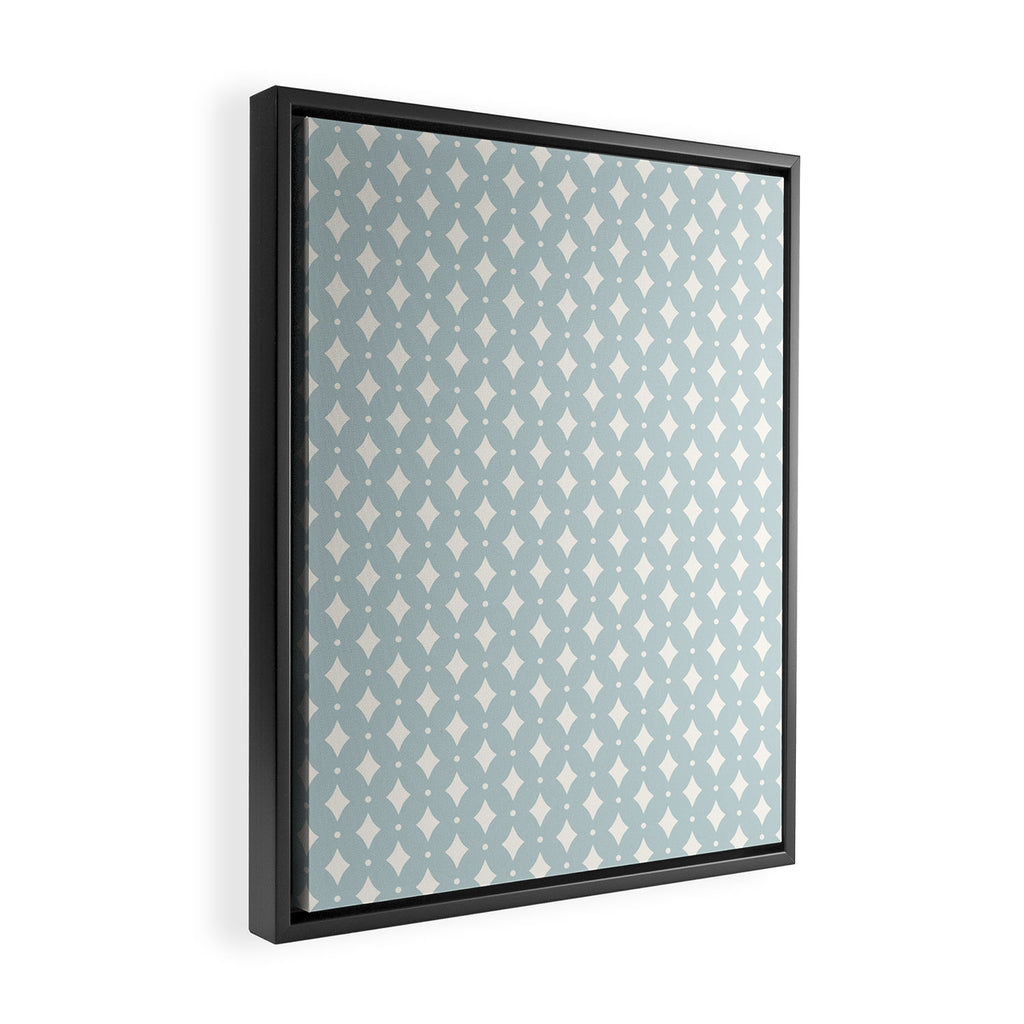 Vintage Stars IV Mint Framed Canvas Print Gallery Image 2