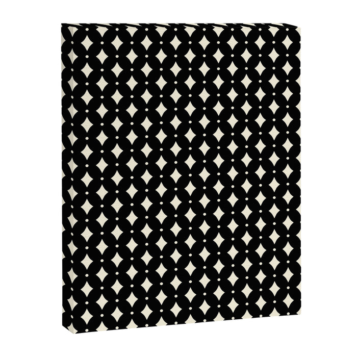 Vintage Stars IX Black and White Canvas Print Gallery Image 1