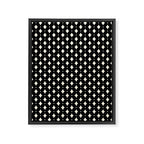 Vintage Stars IX Black and White Framed Canvas Print Gallery Image 8