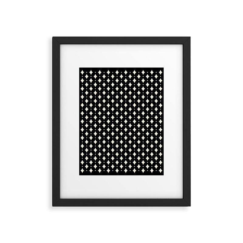 Vintage Stars IX Black and White Framed Art Print Gallery Image 6