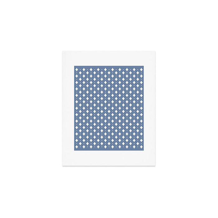 Vintage Stars V Blue Art Print Gallery Image 1