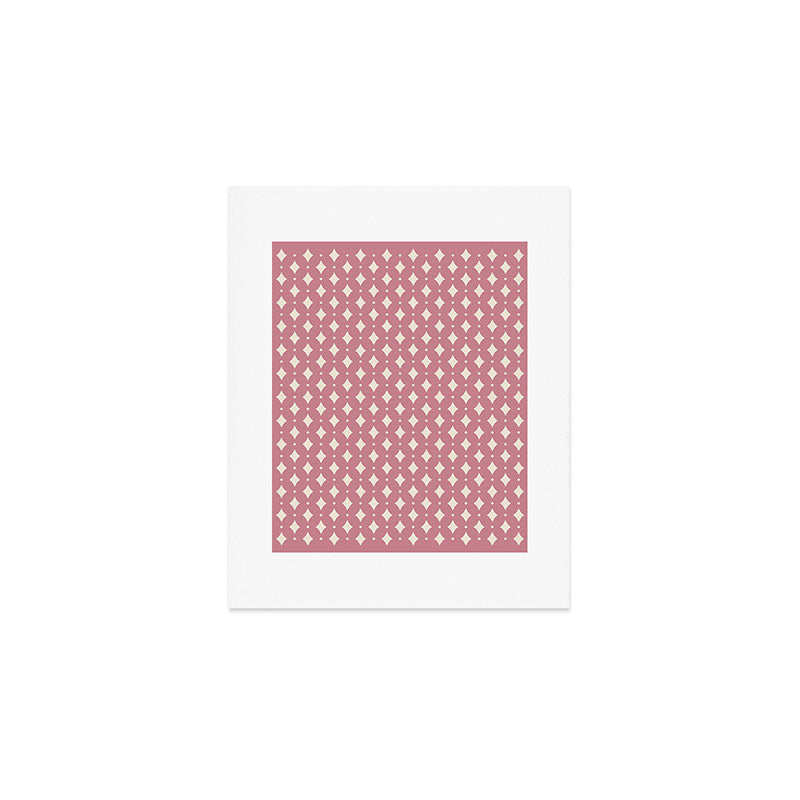 Vintage Stars VI Rose Art Print Gallery Image 1