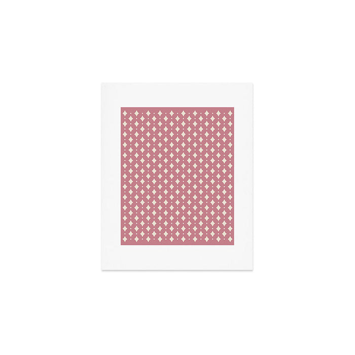 Vintage Stars VI Rose Art Print Gallery Image 1