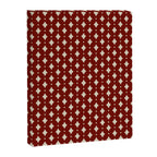 Vintage Stars VII Ruby Red Canvas Print Gallery Image 8