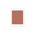 Vintage Stars X Brick Red Art Print Gallery Image 1
